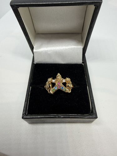 Rare clown ring 9ct - ring,