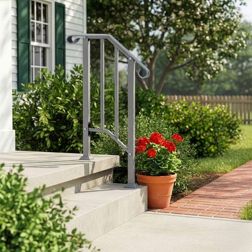 Iron handrail for steps - handrail,