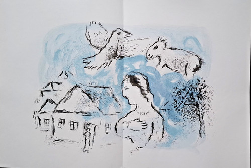Marc chagall le village - marc,