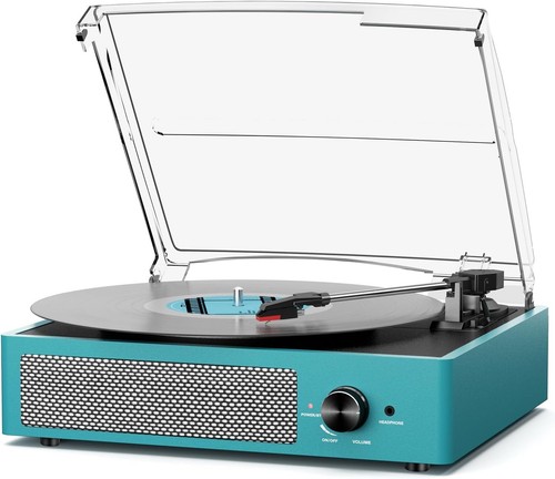 Vintage vinyl record player - record,