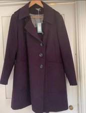 Brand-New With Tags Marks &Spencer’s Women’s Size 22Uk Purple Winter Coat