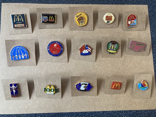 Pin badge vintage joblot - pin,