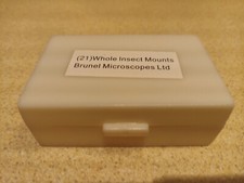 6 Various Assorted microscope slides. Ant Aphid Mosquito Fruit fly Flea Silkworm