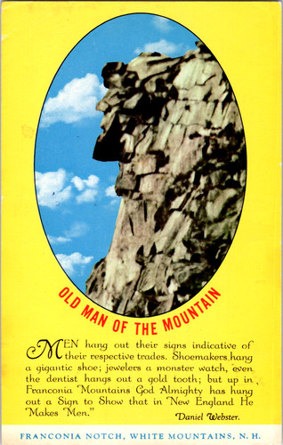 Vintage postcard old man - man, of