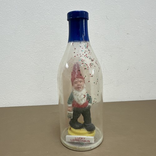 Leprechaun snow globe vintage - leprechaun,