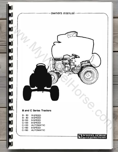 Wheel horse series tractor - wheel, b-series