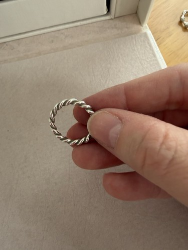 Ladies sterling silver twisted - ladies,