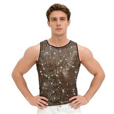 UK Men T-Shirts Nightclub Tops