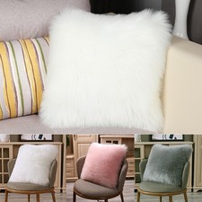 Pack of 2/4 Faux Fur Fluffy Cushion Covers Throw Decorative Square Cushions Case