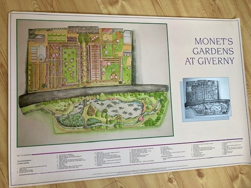 Wall art poster giverny - art,