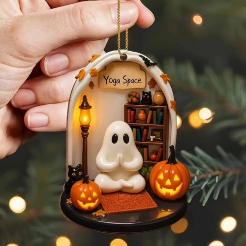 Halloween ghost ornament cute - ornament,