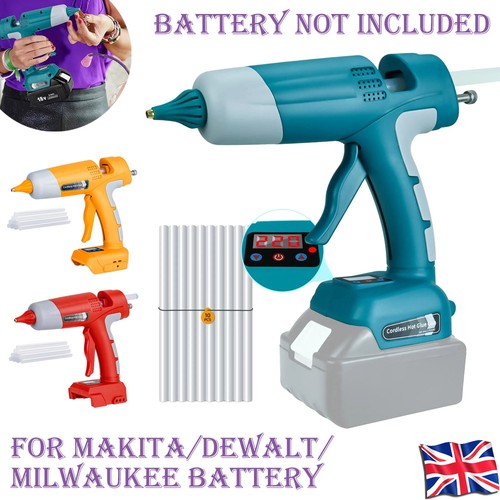 Cordless hot melt glue gun - hot,