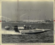 1969 Press Photo Outboard Boats for Bayshore Speed Classic on San Jacinto River