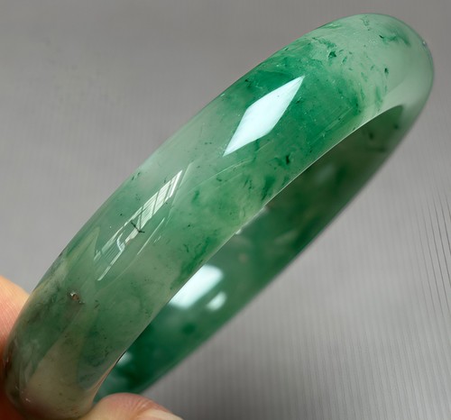 53mm natural green jadeite - green,