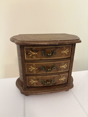 Vintage musical jewellery box - vintage,