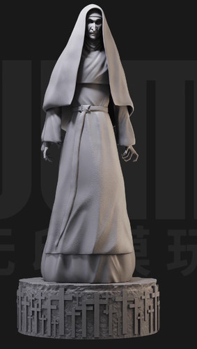 Unpainted resin nun - 1/24,