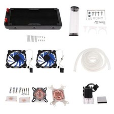 PC liquid water cooling cooler kit pump reservoir CPU graphics card