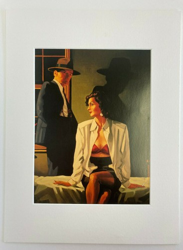 Jack vettriano mounted print - jack,