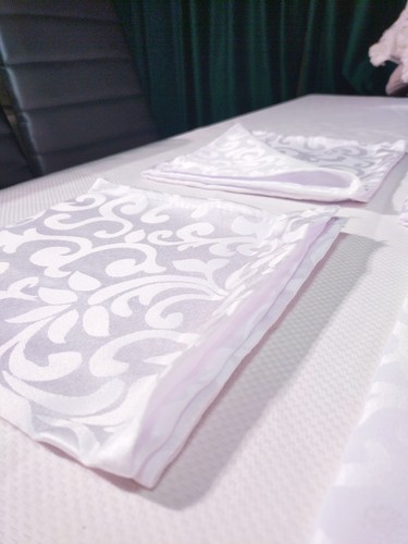 White cloth napkins 40 cm - napkins, x