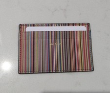 Paul Smith Signature Classic Stripe Credit Card Holder
