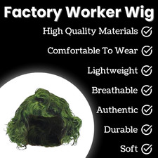 Kids oompa loompa - wig, –