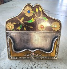 Vintage Brass Easel Back