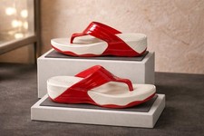 Fit Flop Walkstar Red & White