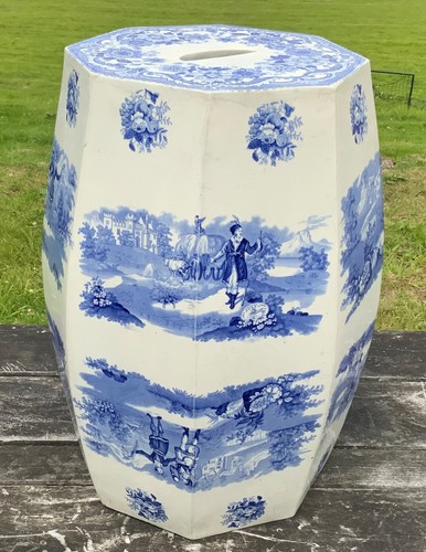 Antique pottery pearlware - antique, blue