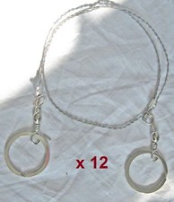 Wholesale Job Lot 12 x Emergency Camping Pocket Wire Saw, Bushcraft Survival