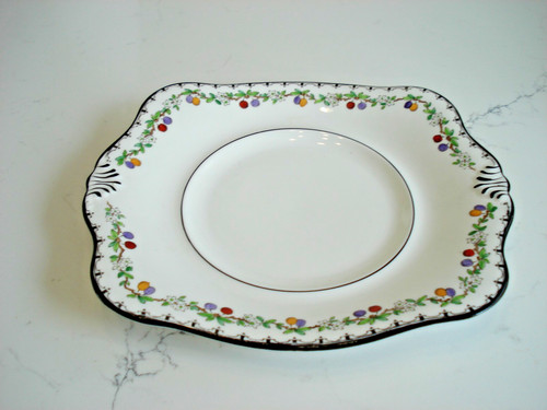 Tuscan bone china cake plate - bone,