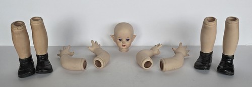 Vintage doll parts halloween - vintage,