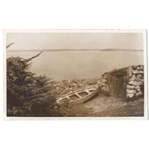 Newquay rowing boat outside - boat,