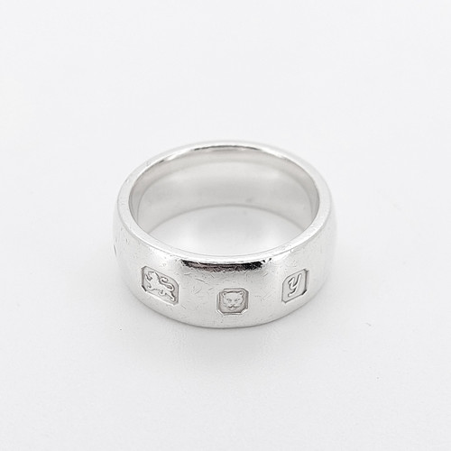Vintage silver ingot ring - vintage,