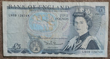BANK OF ENGLAND £5 FIVE POUND