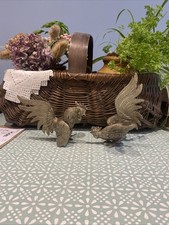 Pair of Vintage SILVER METAL