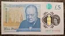 Bank england five pound - five,