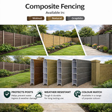 Composite Plastic Fence Panels