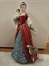 Royal Doulton Figurine "Ann Boleyn HN3232" Ltd Ed 9,500 H9" X W5" Vgc