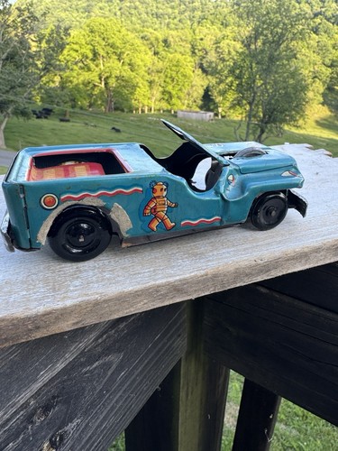 Vintage space robot jeep - vintage,