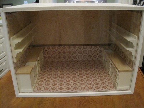 Butler pantry dollhouse - butler,