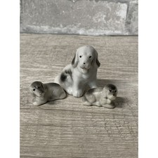 Vintage Ceramic Black White