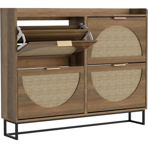 Bonvache rattan shoe - bonvache, storage