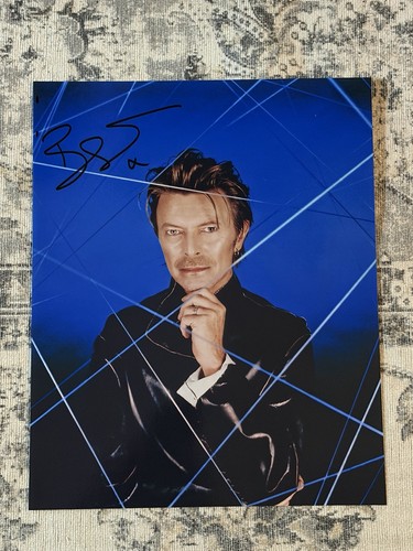 David bowie hand signed - david,