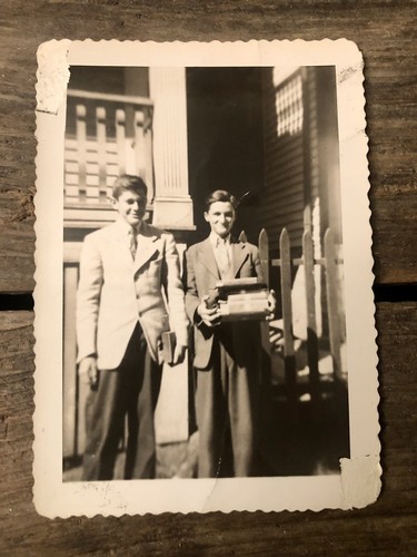 Vintage photo teenage boys - vintage,