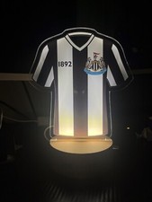 Newcastle United FC Official LED USB Lamp With 2 Slides Shirt and Sign NUFC Gift