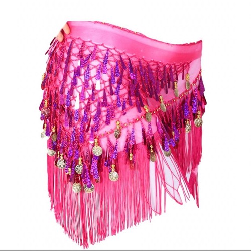 Pink sequin beach wrap sarong - pink,
