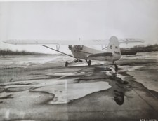LARGE ORIGINAL LATE 1940s AIRCRAFT PRESS PHOTO PIPER J3 CUB 20x15cm