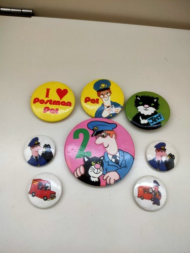 Vintage postman pat pin badge - vintage,