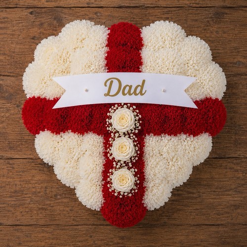 England theme funeral - 12”,