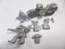 Techmarine on Mk2 Bike Rogue Trader Space Marines Citadel Metal 40k